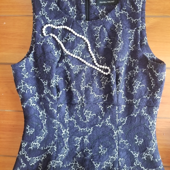 Ivanka Trump Floral Fit and Flare Dress - Picture 7 of 15